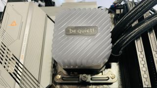 Be Quiet! Light loop AIO close up.