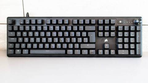 The Corsair K70 Core top down