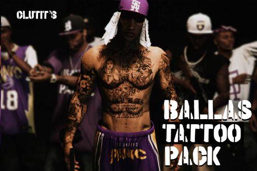 Ballas Tattoos for MP Male