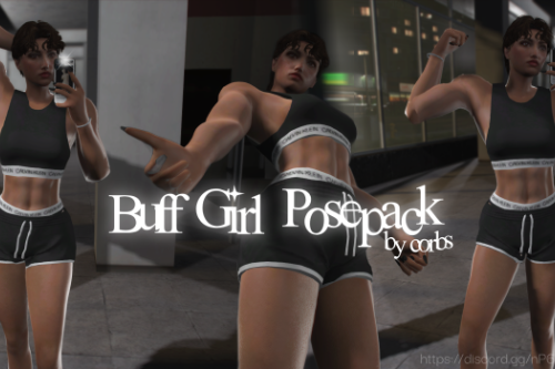 Buff Girl Posepack