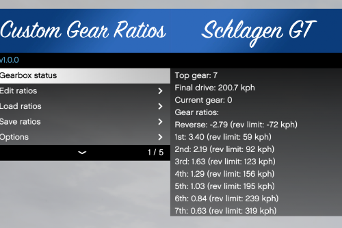 Custom Gear Ratios [Outdated]