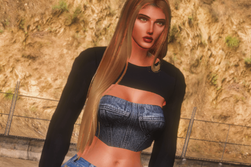 Denim Top for MP Female