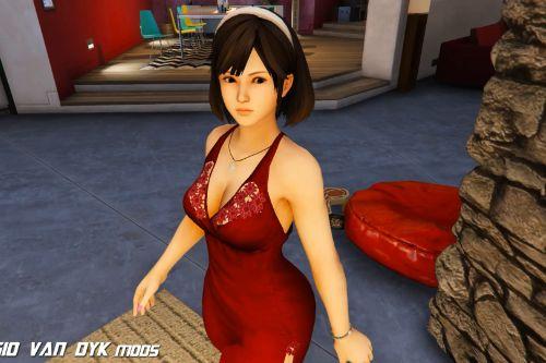 DOA Kokoro Red Dress V [Add-On Ped]