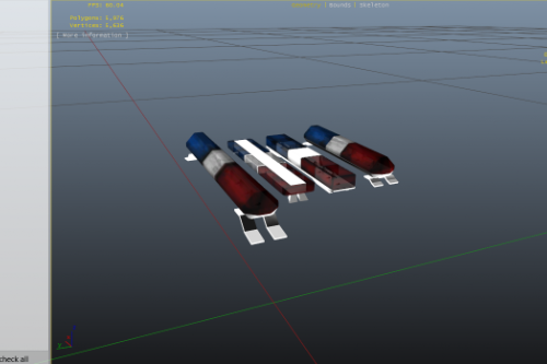 GTA V Default Lightbars [ZModeler3 Resource]