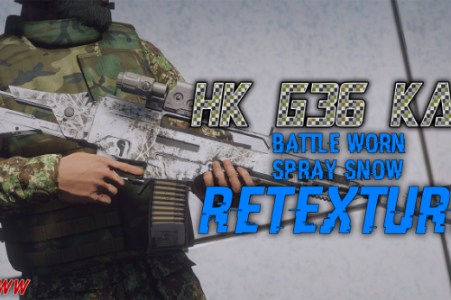 'HK G36 KA4' Snow Spray retexture