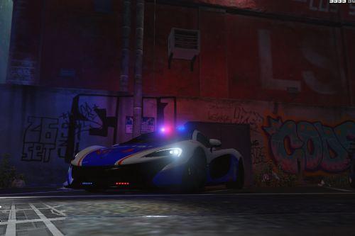 McLaren P1 Indonesian Police