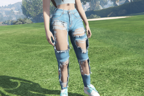 MP Female Ripped Jeans 