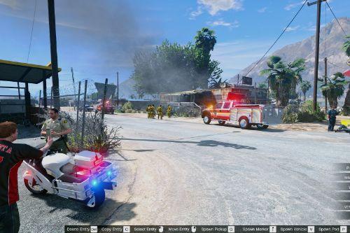 Trevor's House/Trailer Fire