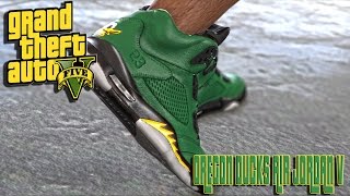 Oregon Ducks Air Jordan V