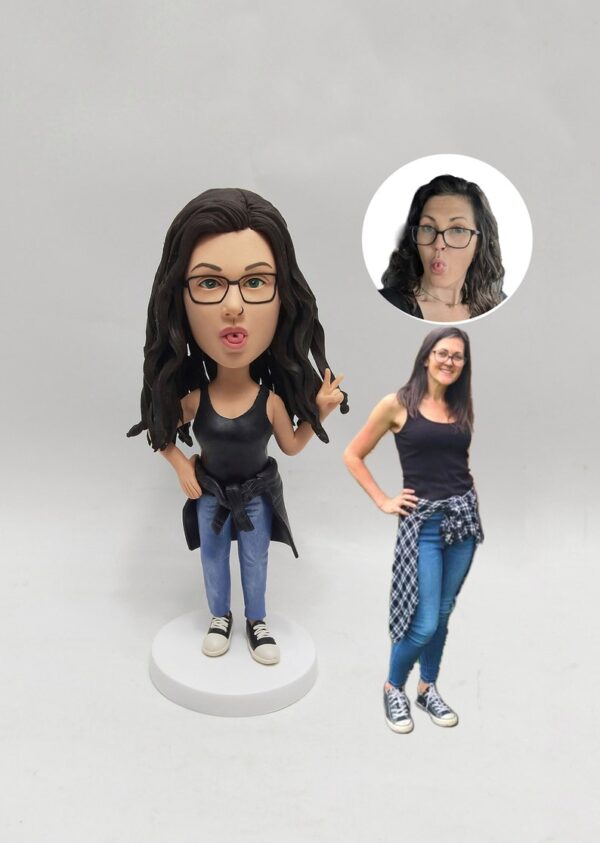 Custom bobble Head, Create Your Own Bobblehead, Make Your Own Bobblehead, Custom Bobbleheads Female, Personalized Action Figure Of Yourself