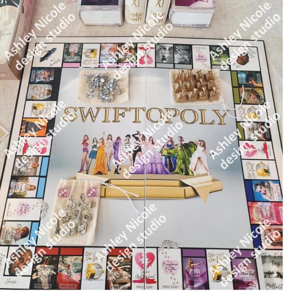 Swiftopoly Boardgame-Taylor Swift handmade inspired monopoly