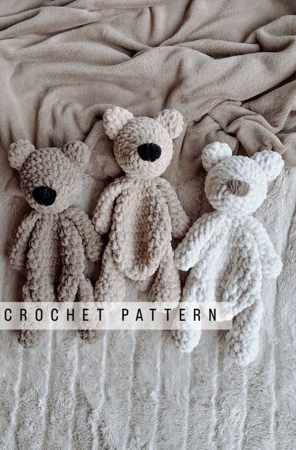 Jr. Bear the Bear Snuggler - Crochet pattern, bear pattern, crochet bear pattern