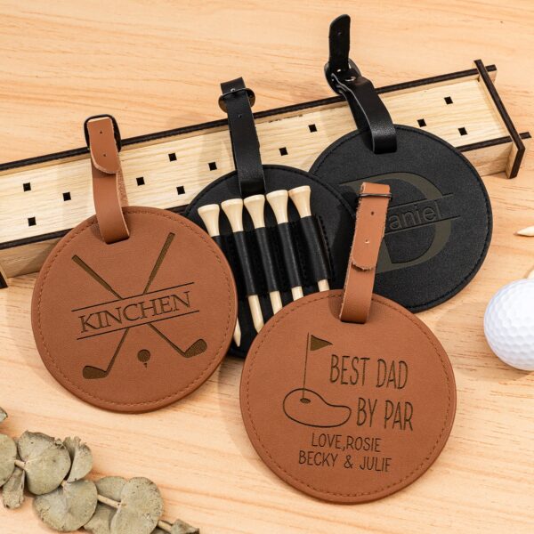 Fathers Day Gift Golf, Best Dad By Par, Personalized Golf Gift For Him, Coach Gifts From Team, For Grandpa, Dad Golf Gifts, Golf Tee Holder