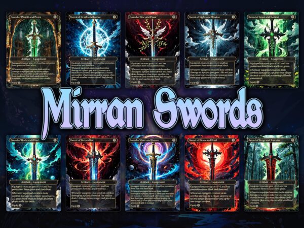 10 Mirran Swords | Premium MTG Proxy cards | Commander EDH Proxies